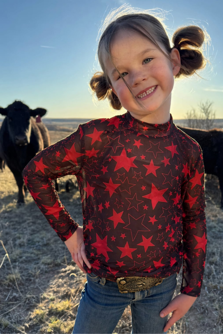 Go Team Go Red And Black Kids Mesh