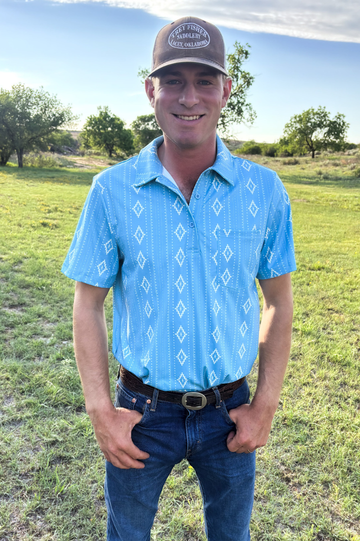 Dusty Blues Polo