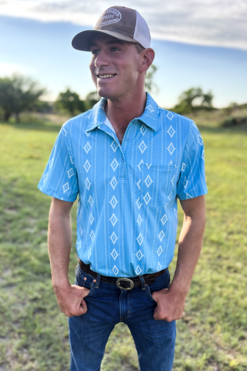 Dusty Blues Polo
