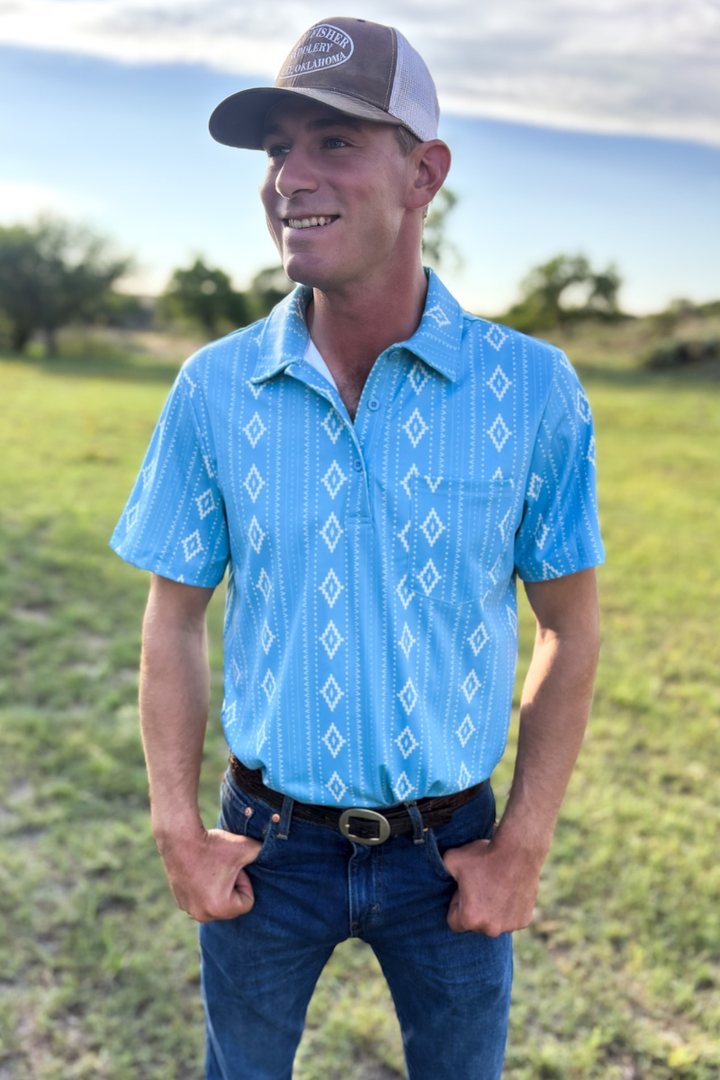 Dusty Blues Polo