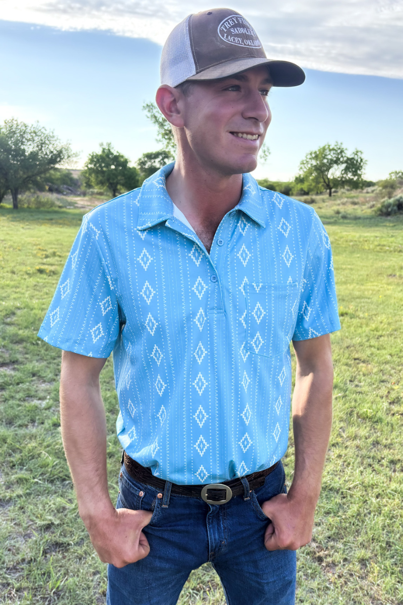 Dusty Blues Polo