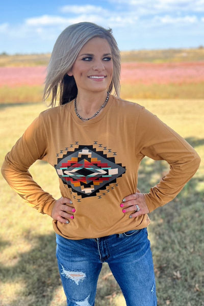 Fall Sunset Long Sleeved Tee