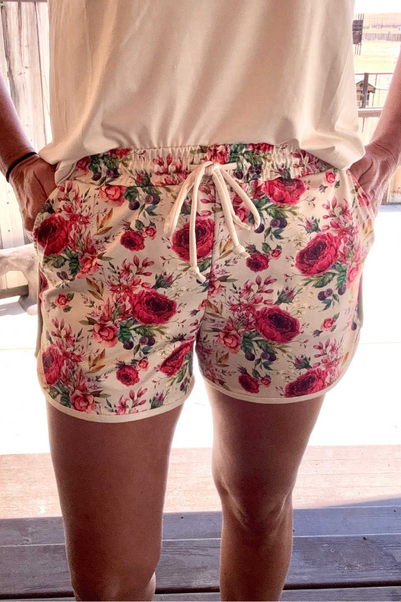 Porcelain Petals Shorts