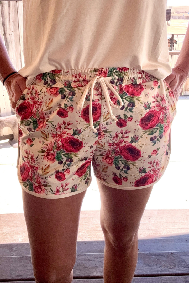 Porcelain Petals Shorts