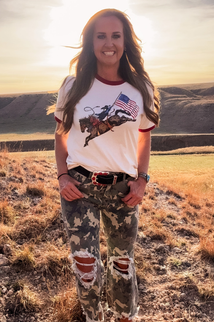 Dust and Glory Ringer Tee