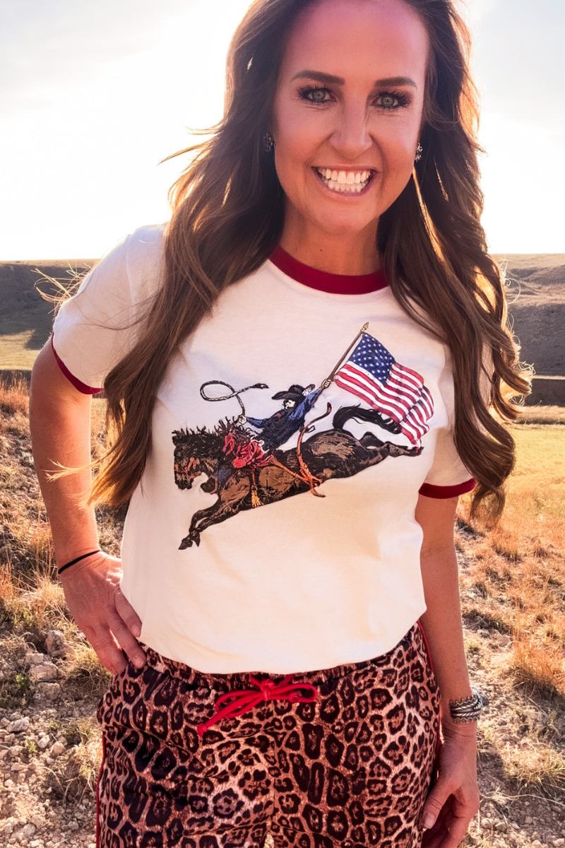 Dust and Glory Ringer Tee