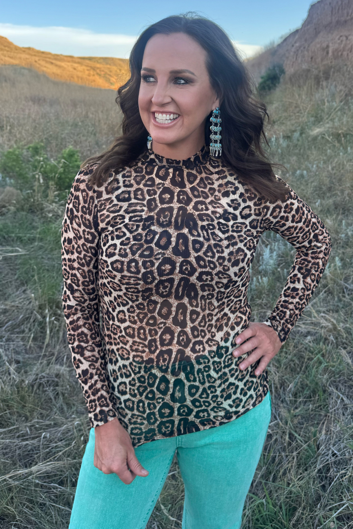 Hear Me Roar Mesh Top