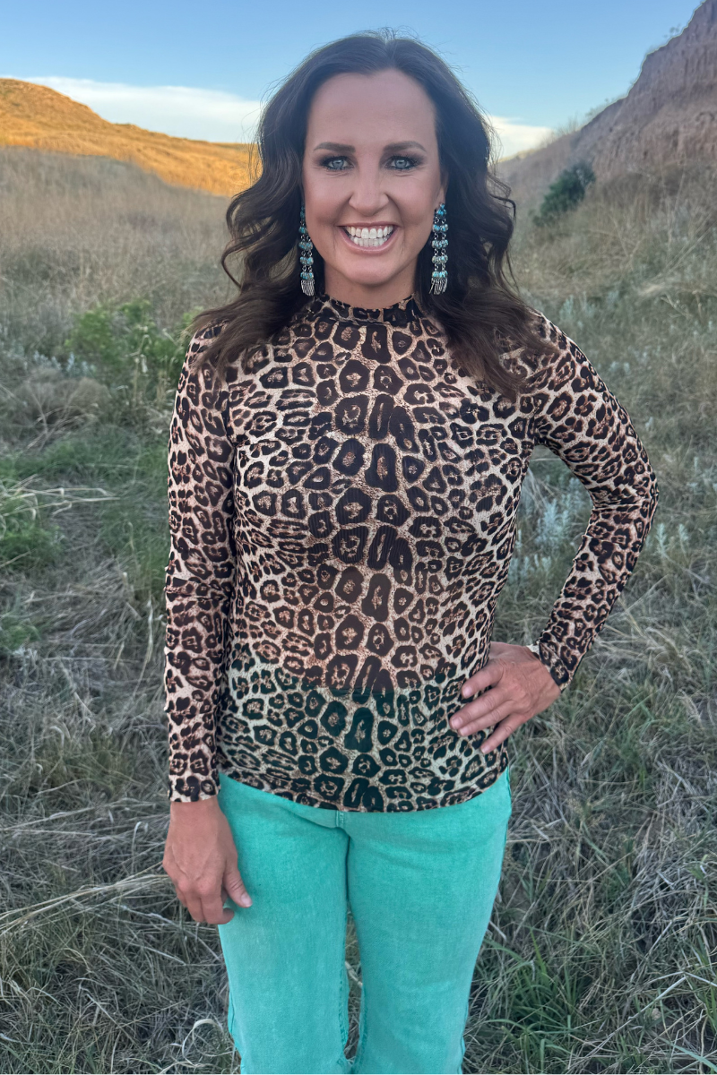 Hear Me Roar Mesh Top
