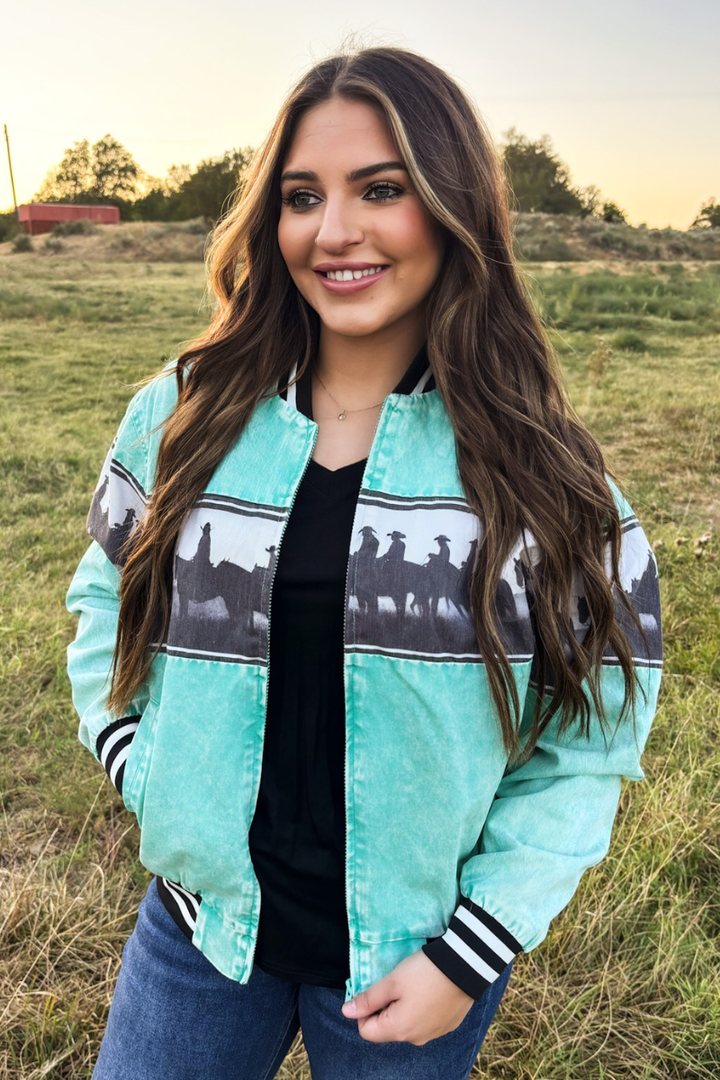 Cowboy Roundup Bomber Jacket