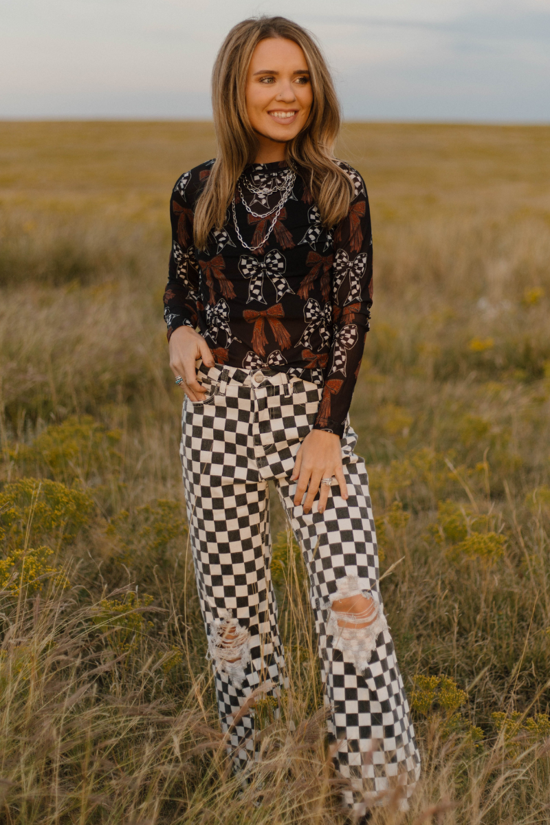 Just A Girl Mesh Top