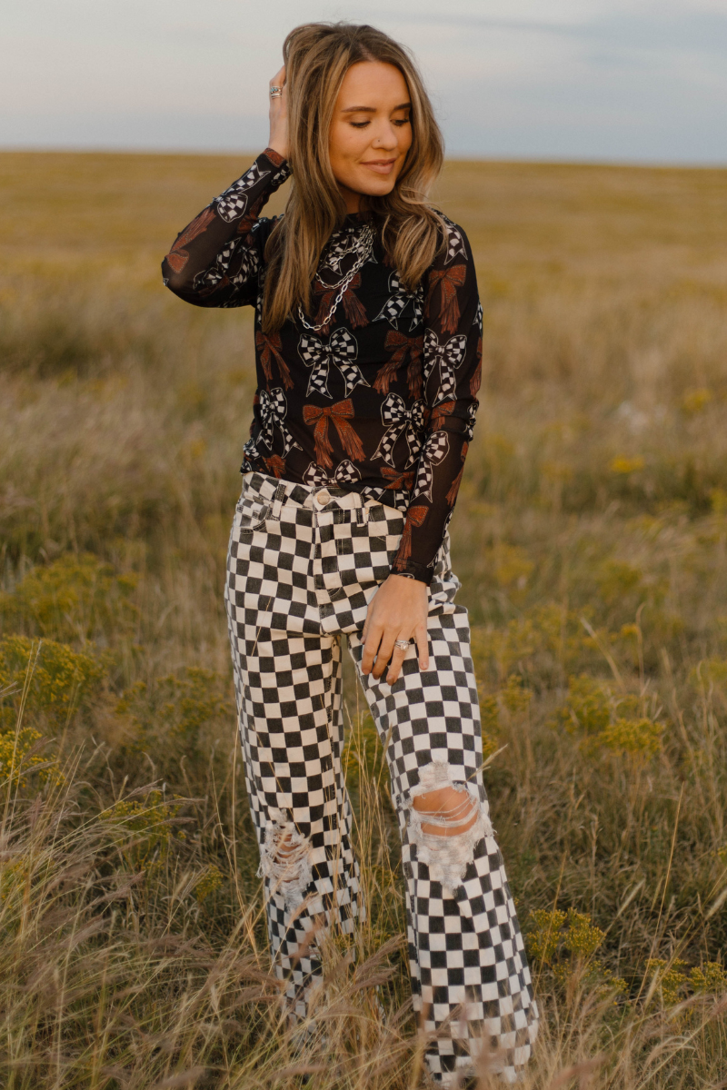 Just A Girl Mesh Top