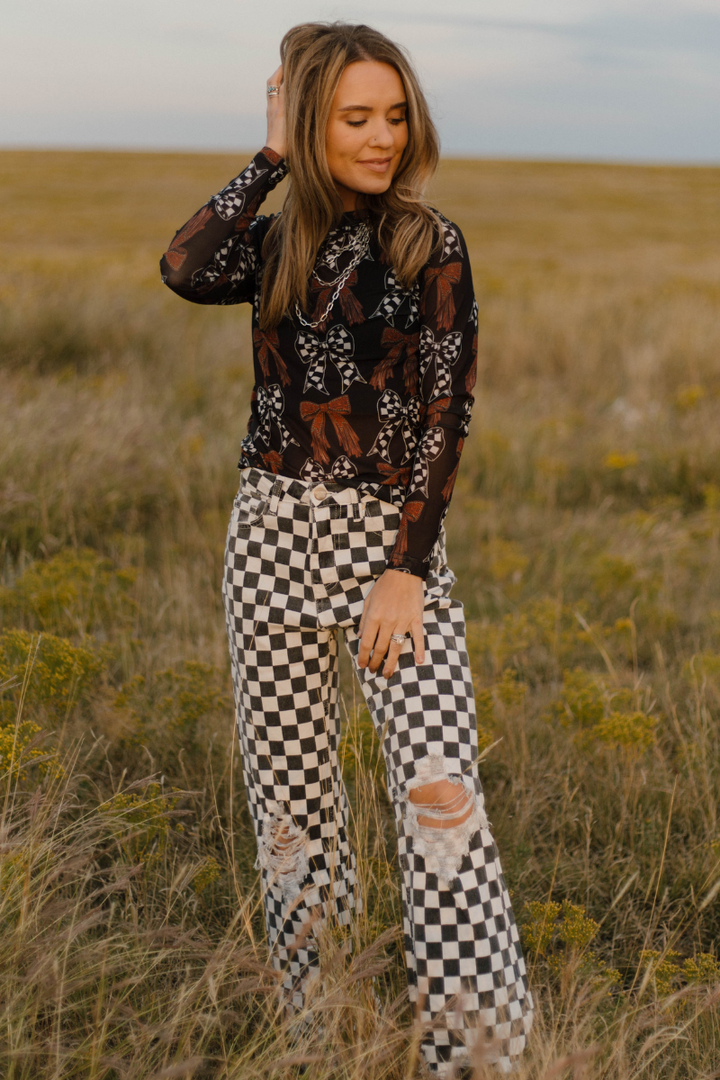 Just A Girl Mesh Top