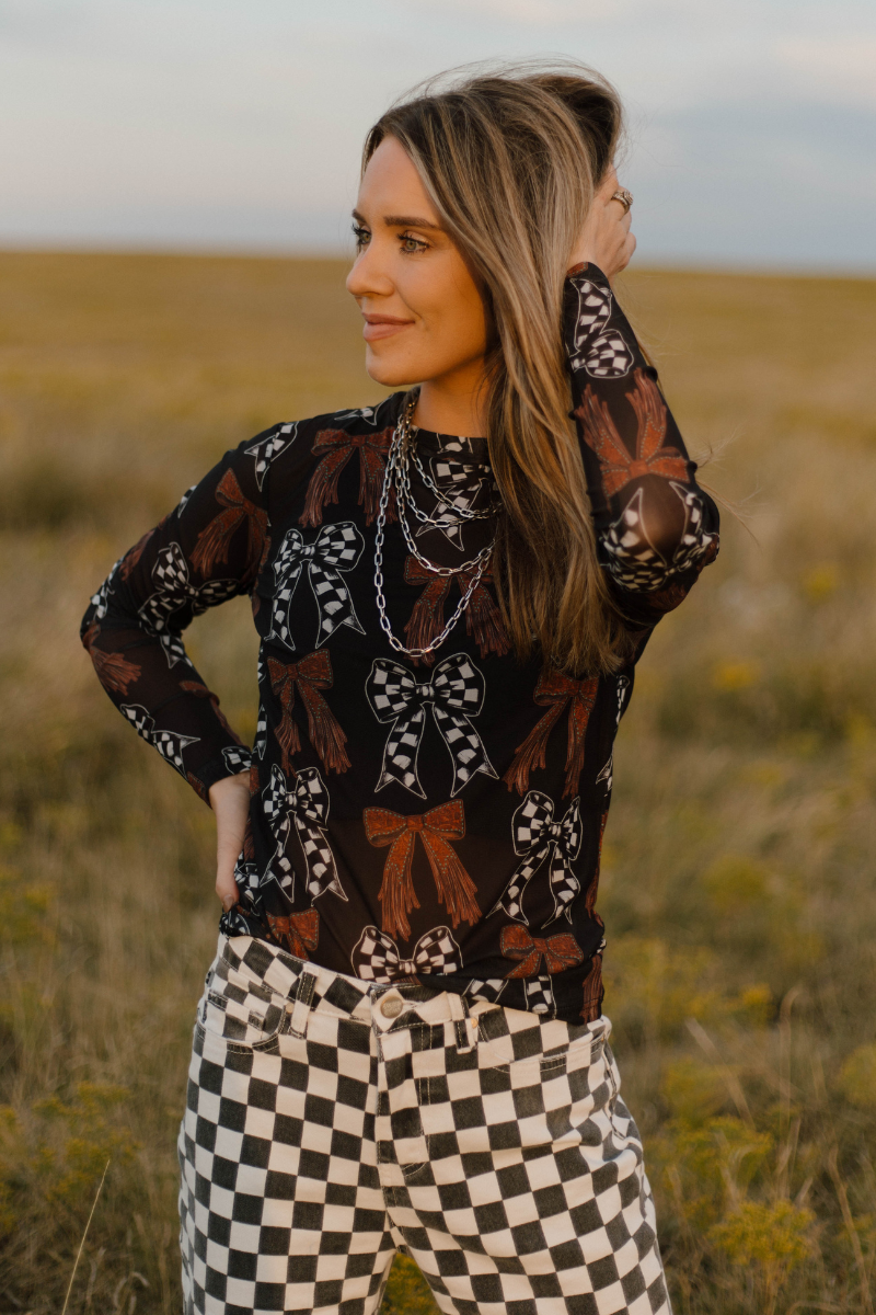 Just A Girl Mesh Top