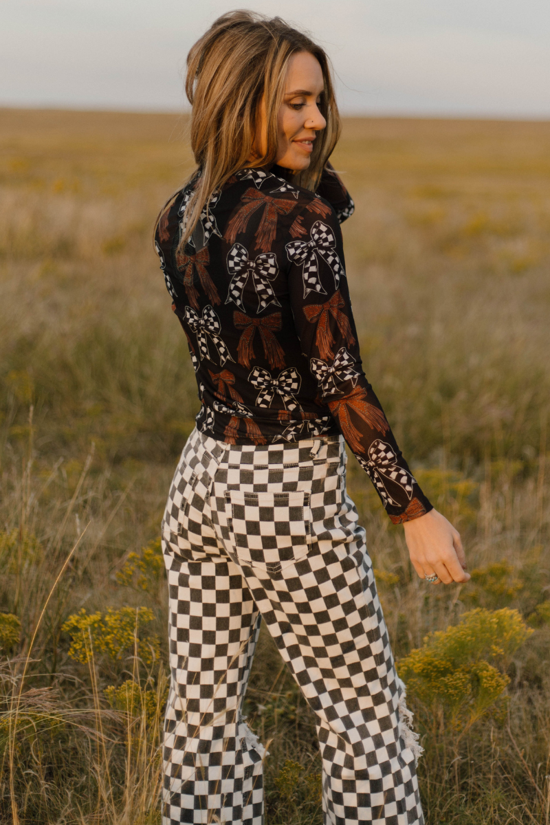 Just A Girl Mesh Top