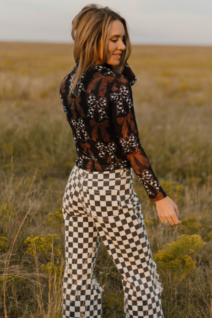 Just A Girl Mesh Top