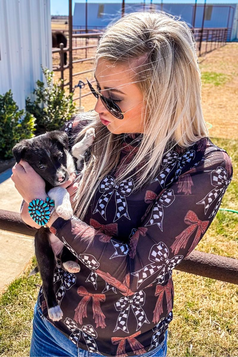 Just A Girl Mesh Top