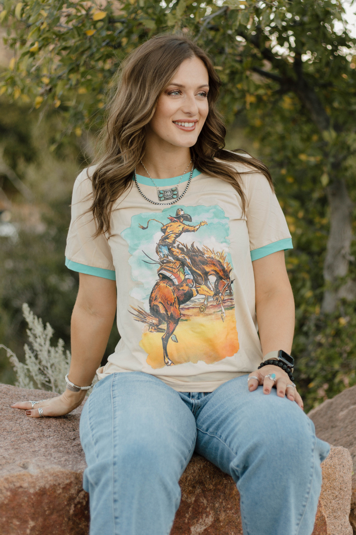 Last Wild Ride Ringer Tee