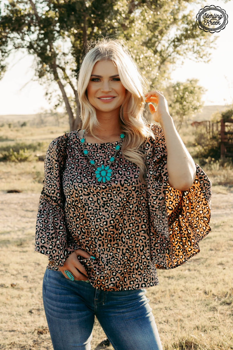 Into The Night Top Leopard
