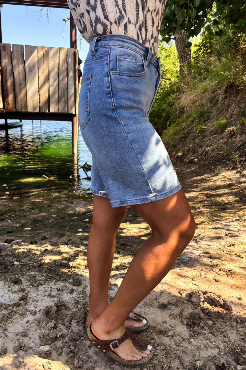 Kreek Bermuda Denim Sorts