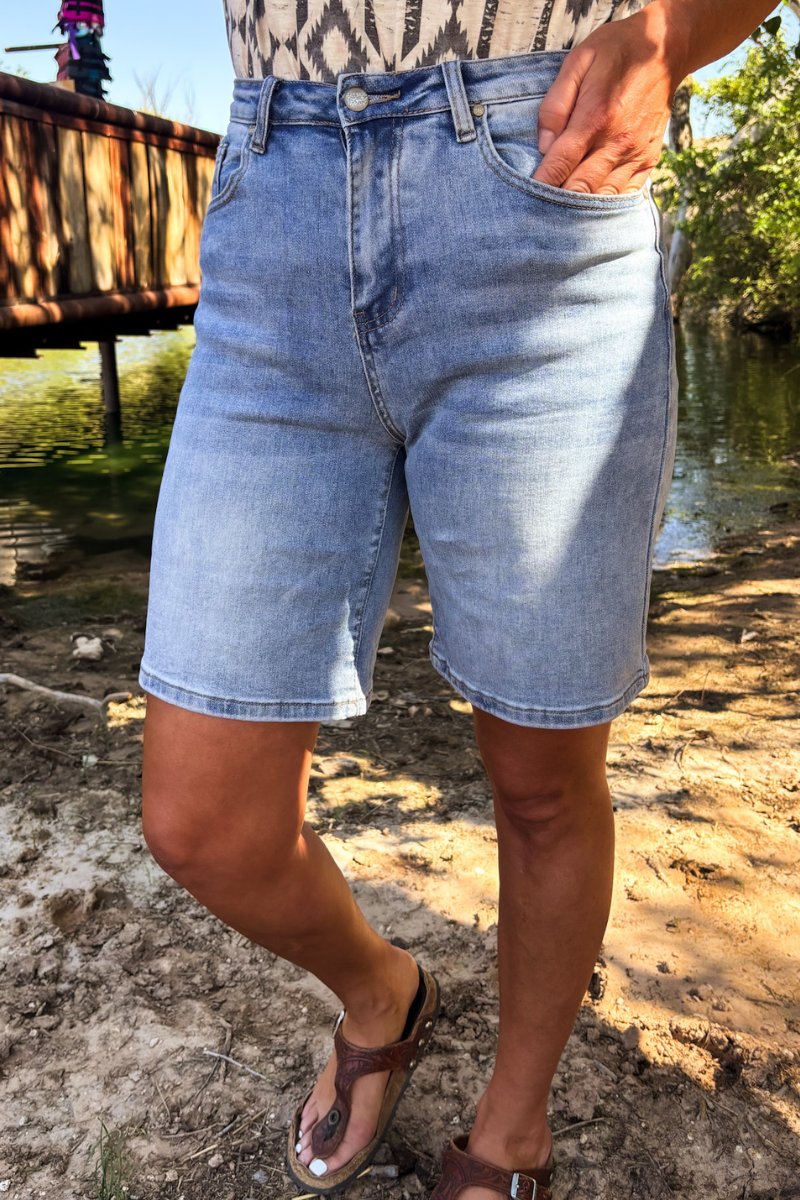 Kreek Bermuda Denim Sorts