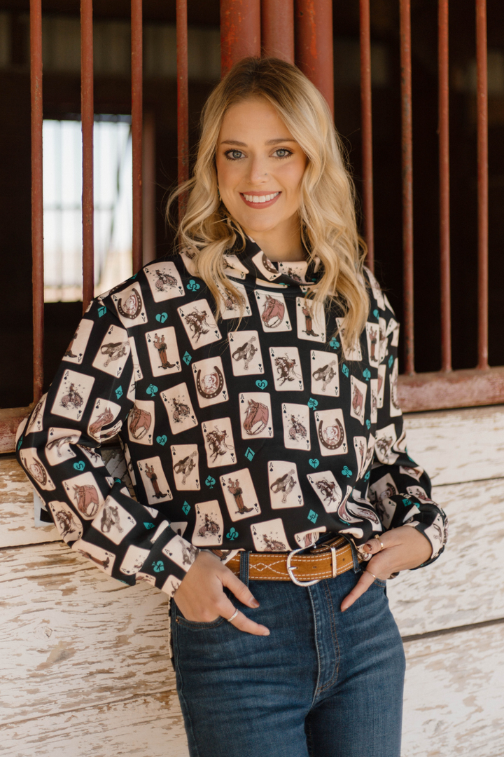 Luck Of The Brand mock neck