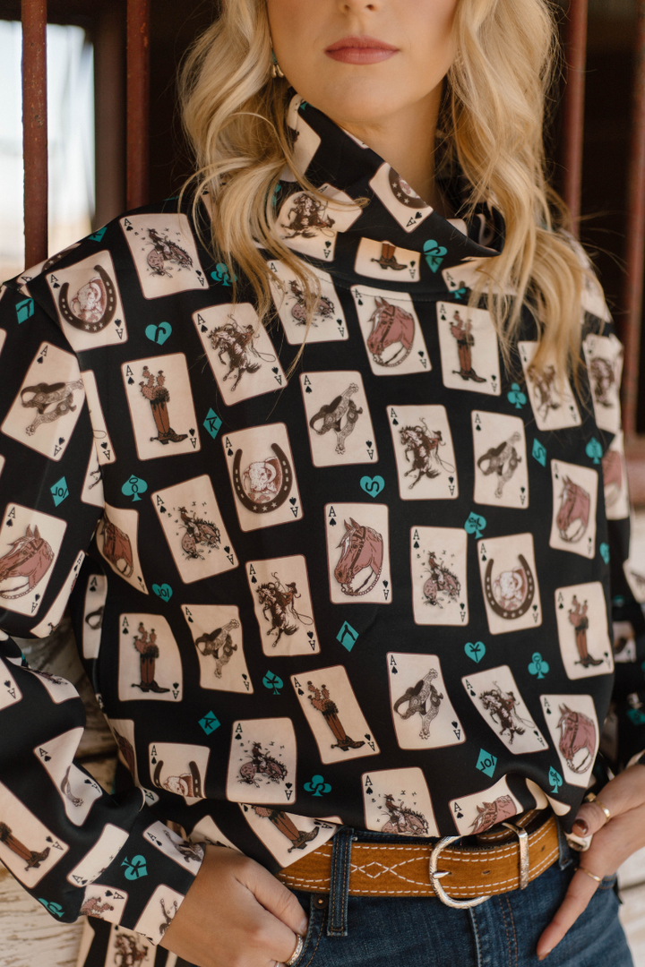 Luck Of The Brand mock neck