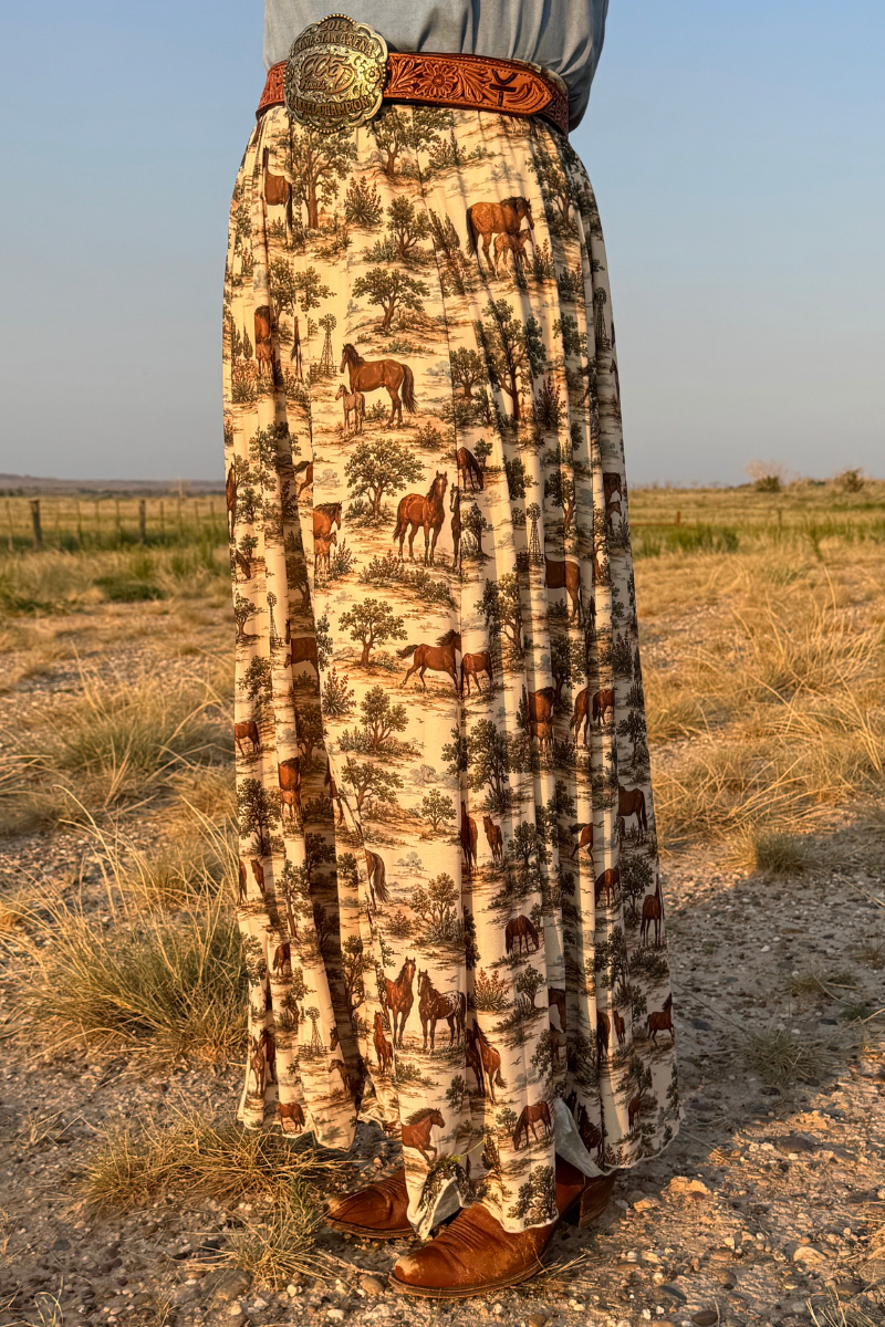 Rustic Roamer Maxi Skirt