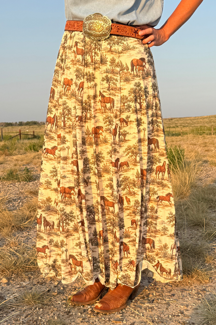 Rustic Roamer Maxi Skirt