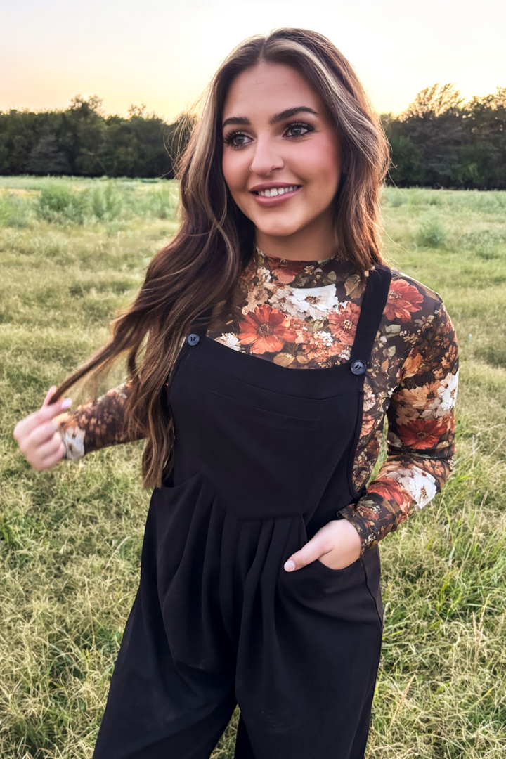 Maple Bloom Mesh Top