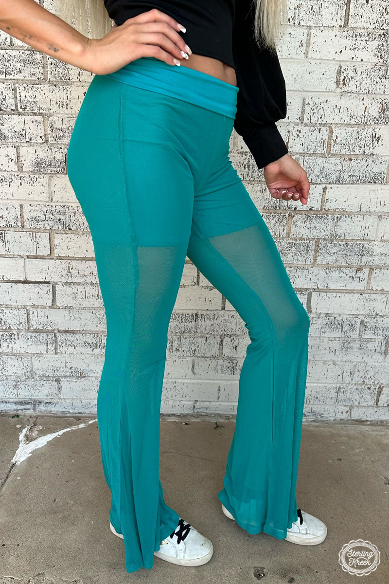 Meshed Up Bells - Turquoise