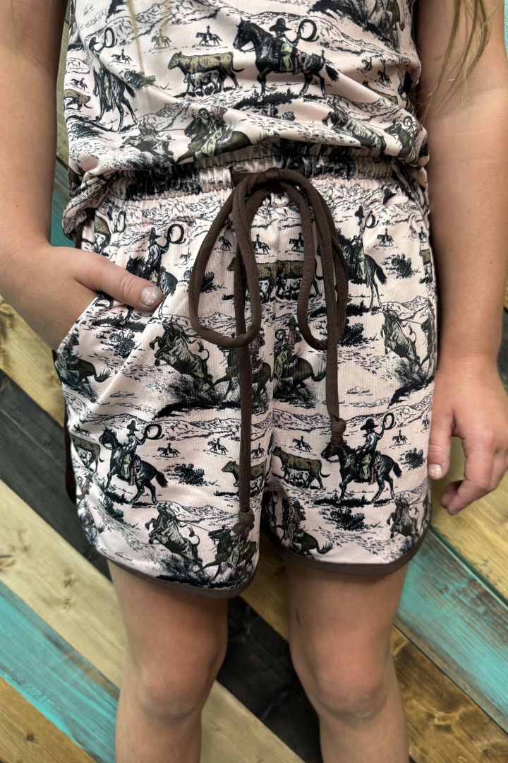 Mini Day Workin Shorts - Blush