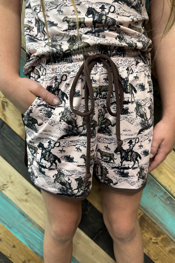 Mini Day Workin Shorts - Blush