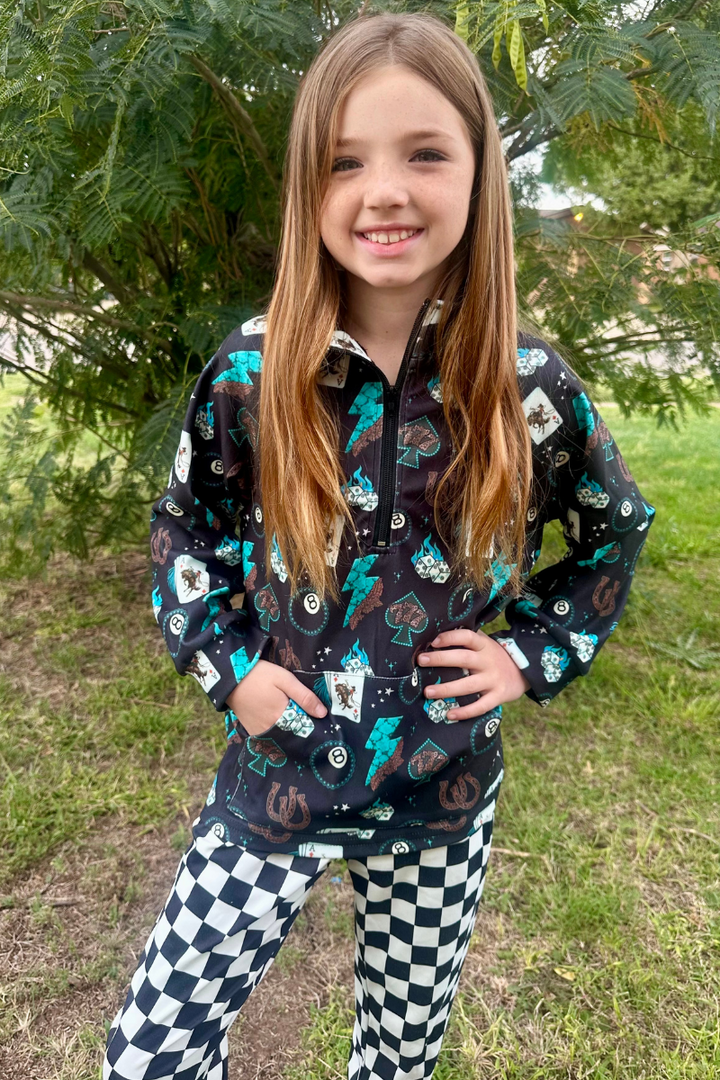 Cowgirl Charm Kids Pullover