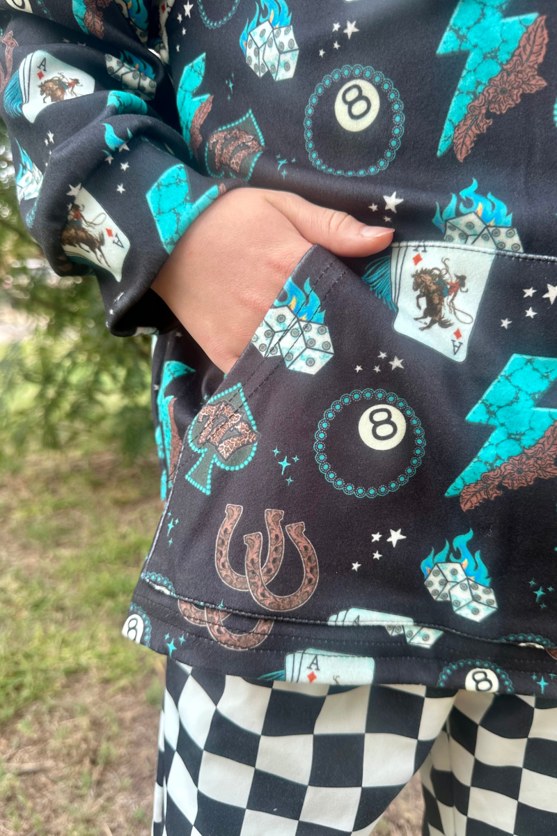 Cowgirl Charm Kids Pullover