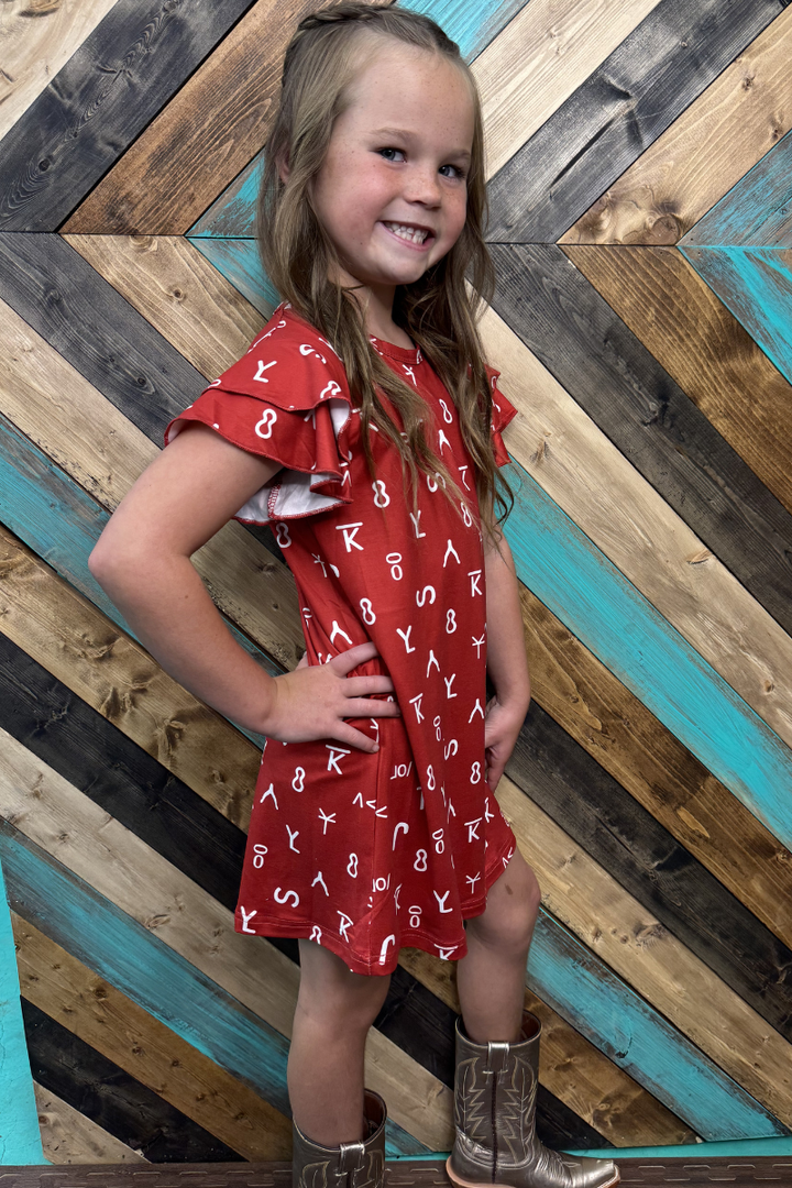 Mini Ranch Stamped Dress