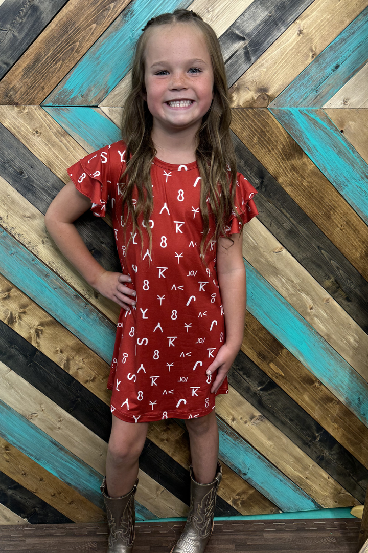 Mini Ranch Stamped Dress