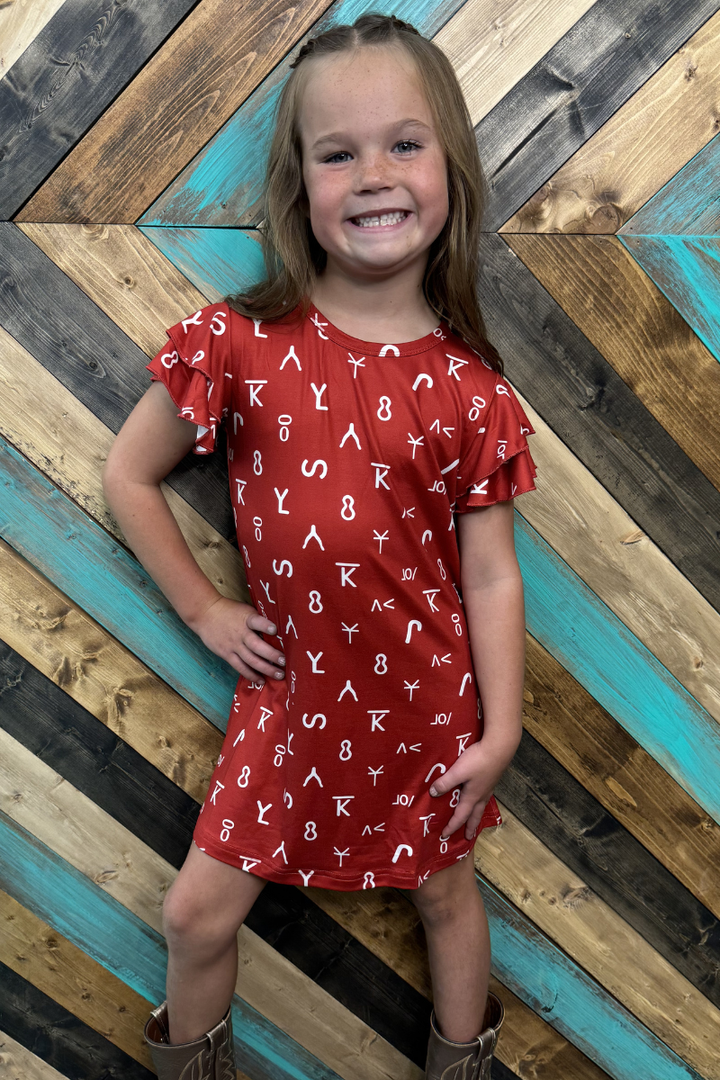 Mini Ranch Stamped Dress