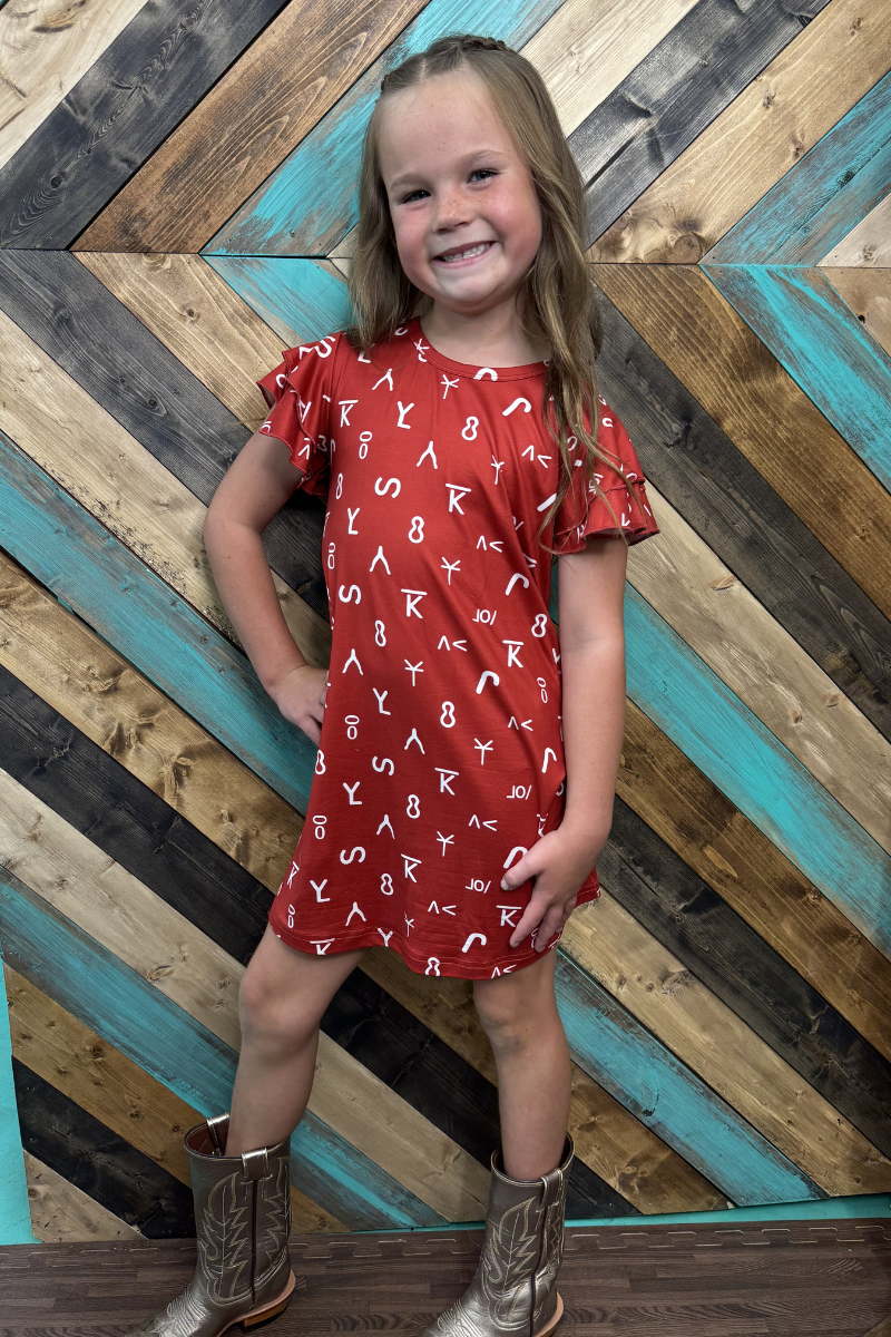 Mini Ranch Stamped Dress