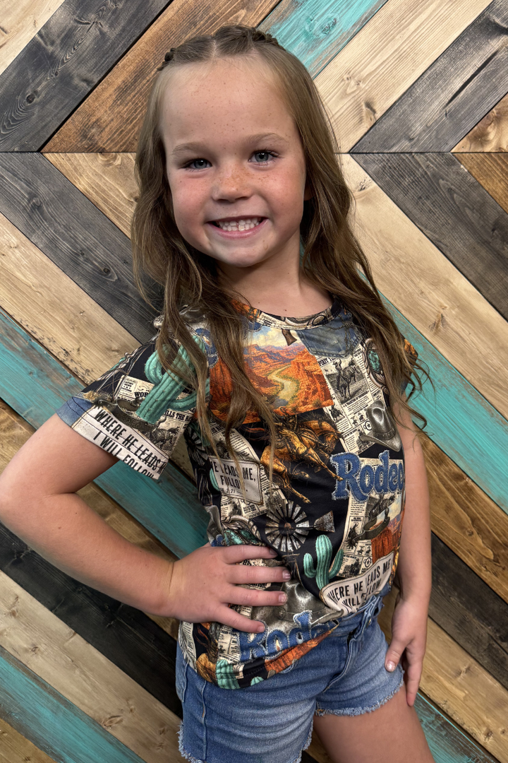 Mini Retro Rodeo Nights Top
