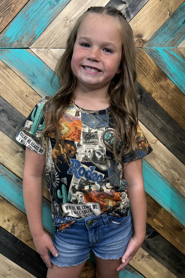 Mini Retro Rodeo Nights Top