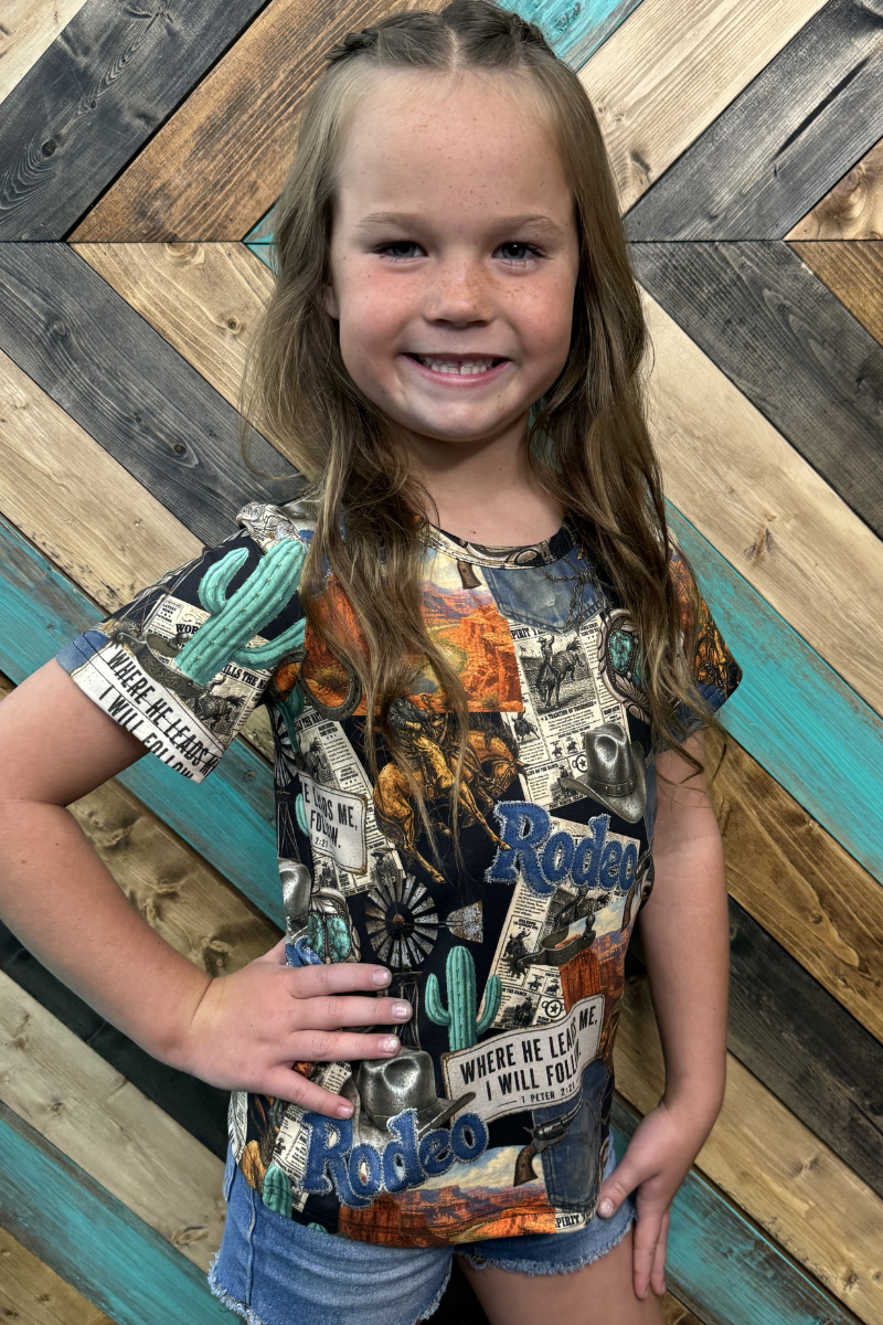 Mini Retro Rodeo Nights Top