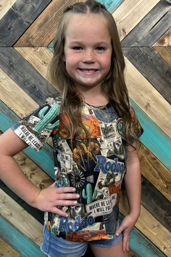 Mini Retro Rodeo Nights Top