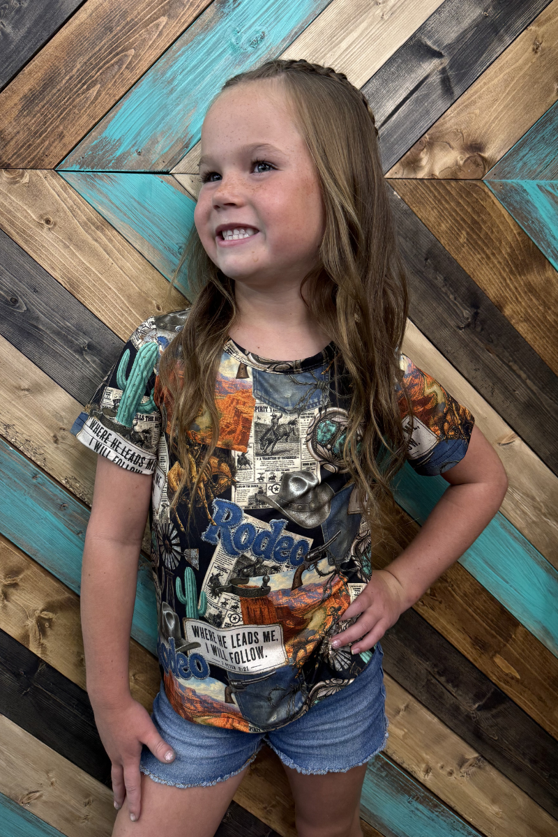 Mini Retro Rodeo Nights Top