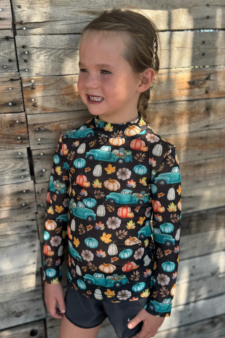 Take Me To The Pumpkin Patch Kids Mesh