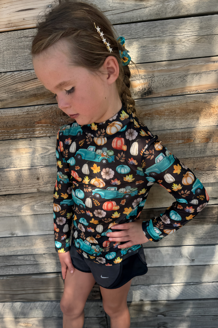 Take Me To The Pumpkin Patch Kids Mesh