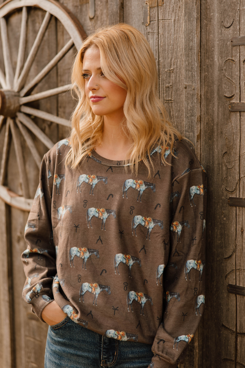 Old Town Road Brown Top