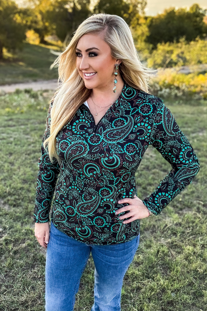 Paisley Range Pullover