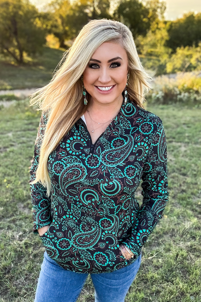 Paisley Range Pullover