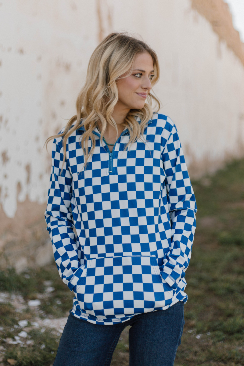 Pep Rally Pullover Blue
