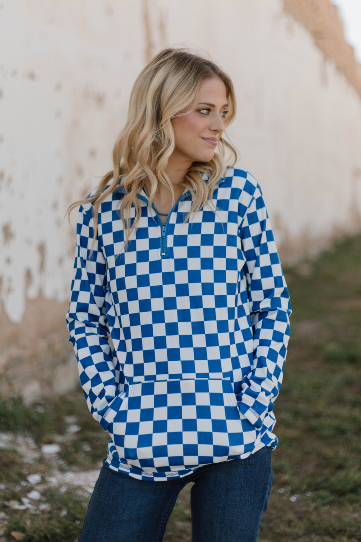 Pep Rally Pullover Blue